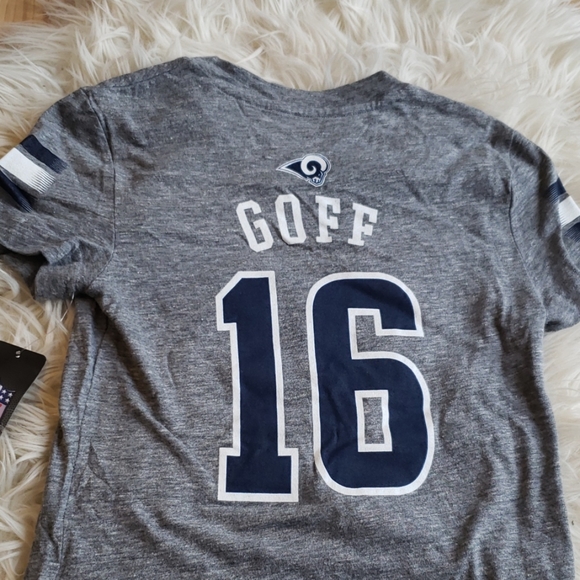 LA Rams Jared Goff V-Neck Tee - Picture 3 of 3